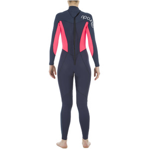 2020 Rip Curl Womens Omega 3/2mm GBS Back Zip Wetsuit Neon Pink WSM4LW